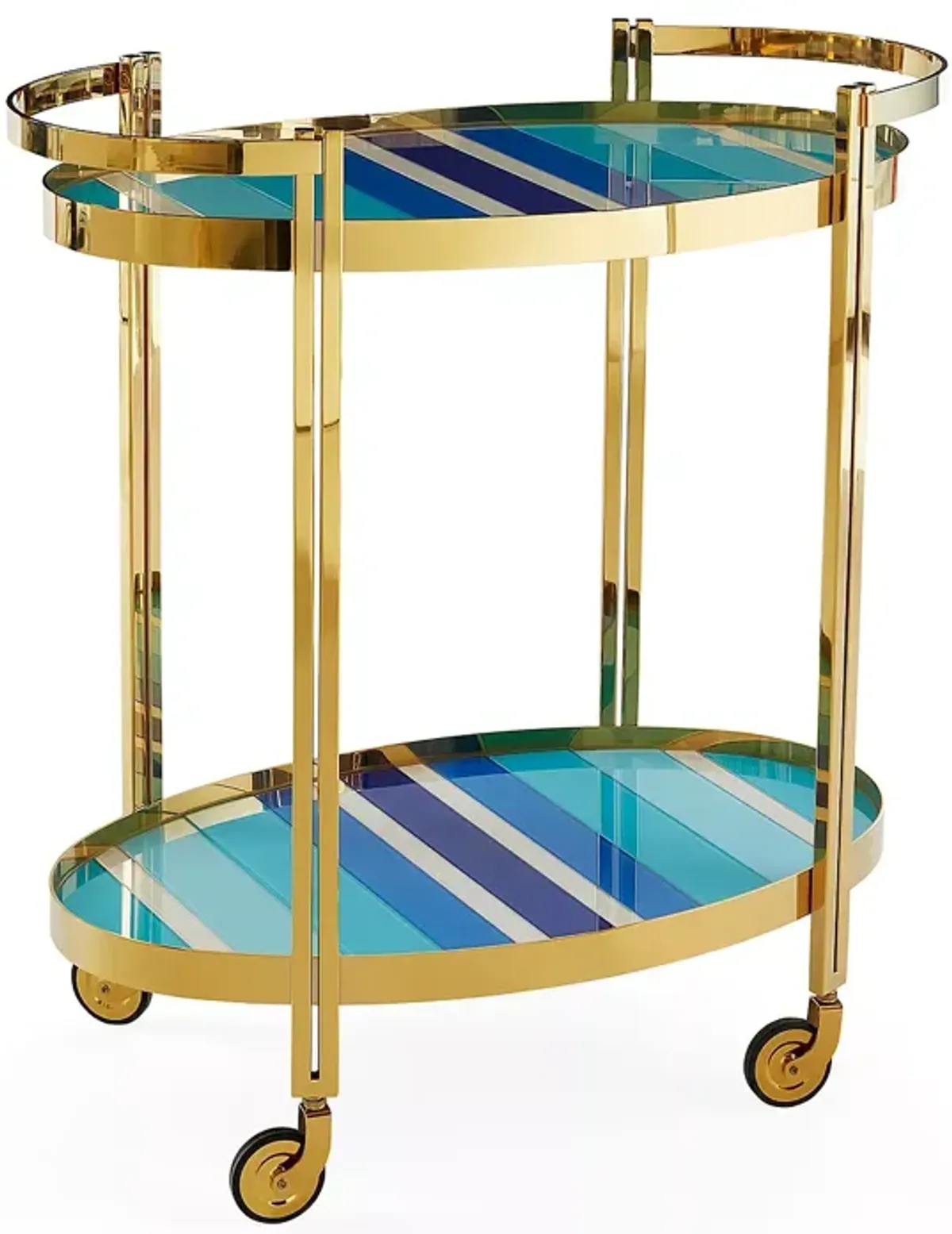 Jonathan Adler Ultramarine Bar Cart