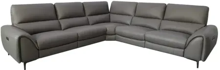 Bloomingdale's Ginny 5 Piece Power Motion Sectional
