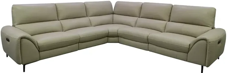 Bloomingdale's Ginny 5 Piece Power Motion Sectional