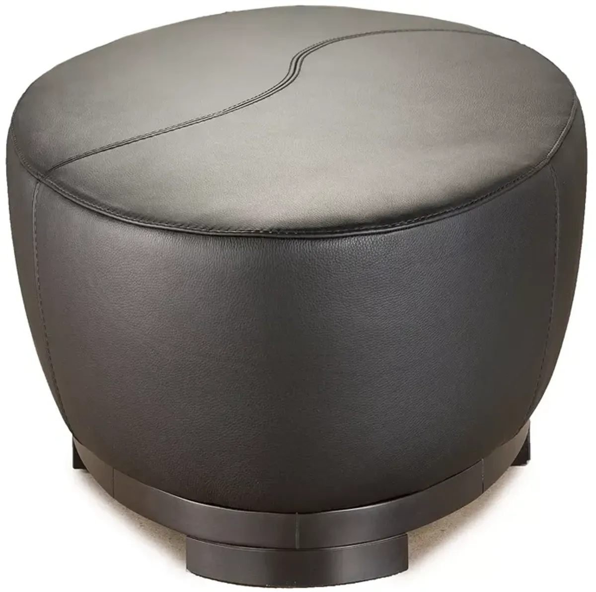 Giuseppe Nicoletti Hollister Oval Leather Ottoman