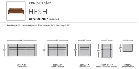Bloomingdale's Hesh Leather Chair - 100% Exclusive
