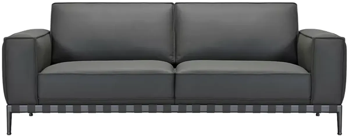 Bloomingdale's Rocco 2 Seat Leather Sofa - Exclusive 