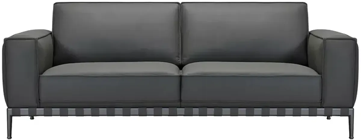 Bloomingdale's Rocco 2 Seat Leather Sofa - Exclusive 