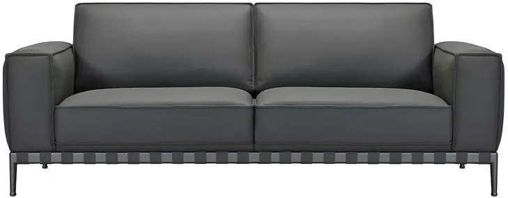 Bloomingdale's Rocco 2 Seat Leather Sofa - Exclusive 