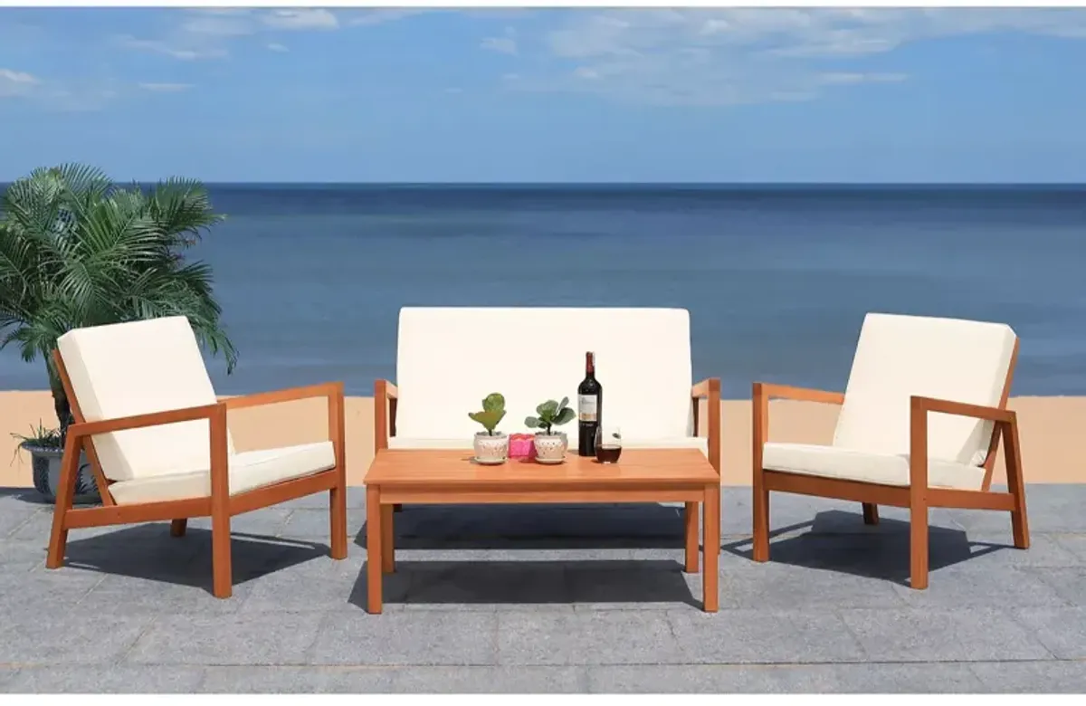 SAFAVIEH Larence 4-Piece Outdoor Living Set