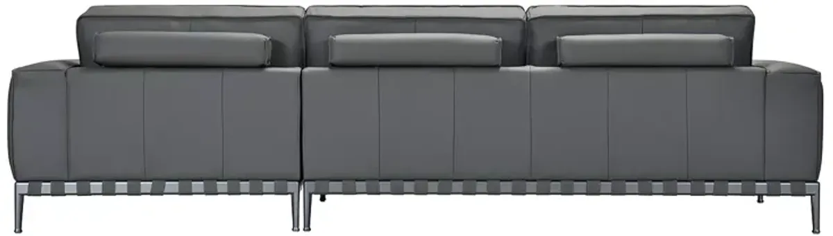 Bloomingdale's Rocco Leather 2 Piece Sectional with Chaise - Exclusive