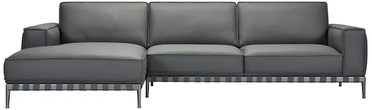 Bloomingdale's Rocco Leather 2 Piece Sectional with Chaise - Exclusive