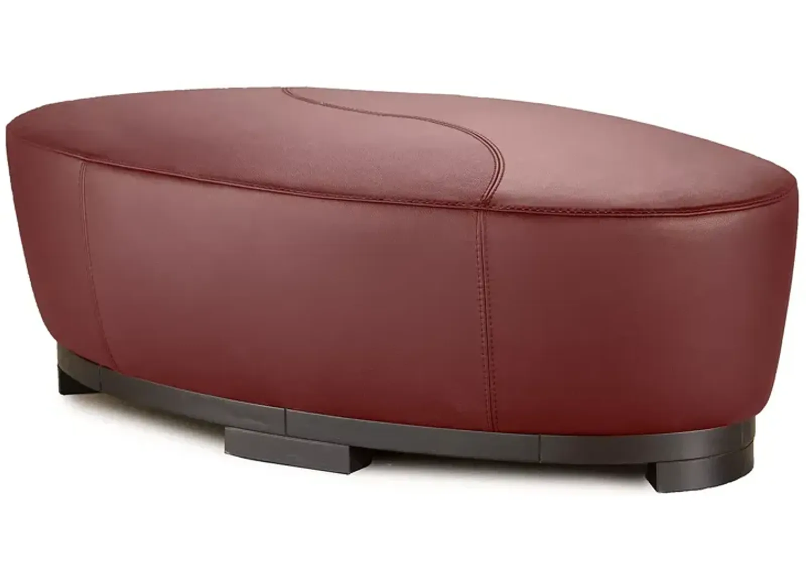 Giuseppe Nicoletti Hollister Oval Leather Ottoman