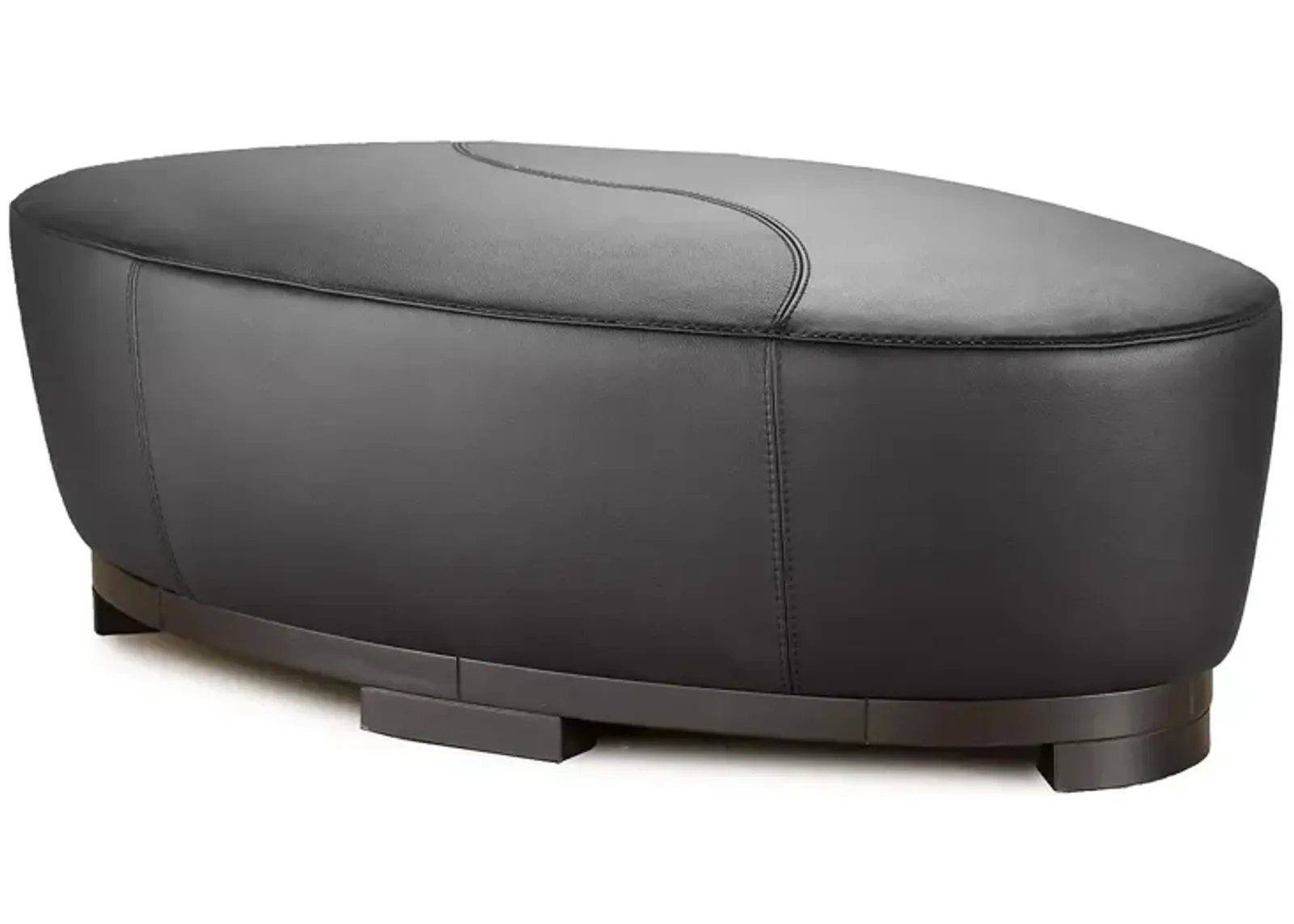 Giuseppe Nicoletti Hollister Oval Leather Ottoman