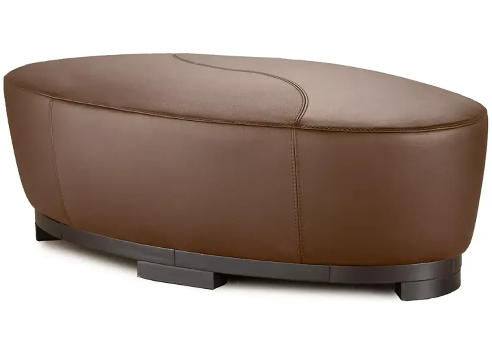 Giuseppe Nicoletti Hollister Oval Leather Ottoman