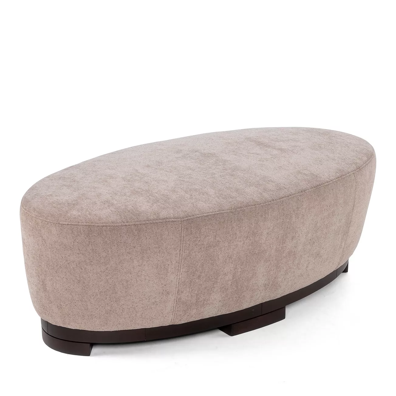 Giuseppe Nicoletti Hollister Oval Fabric Ottoman