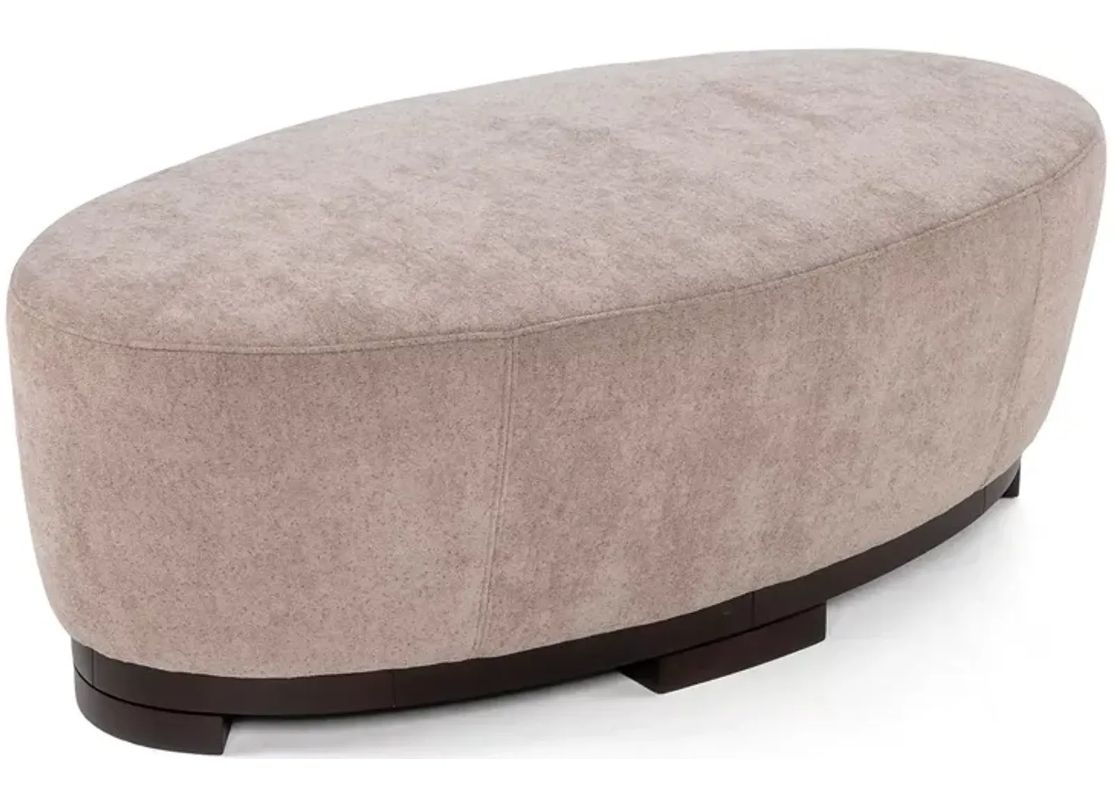 Giuseppe Nicoletti Hollister Oval Fabric Ottoman