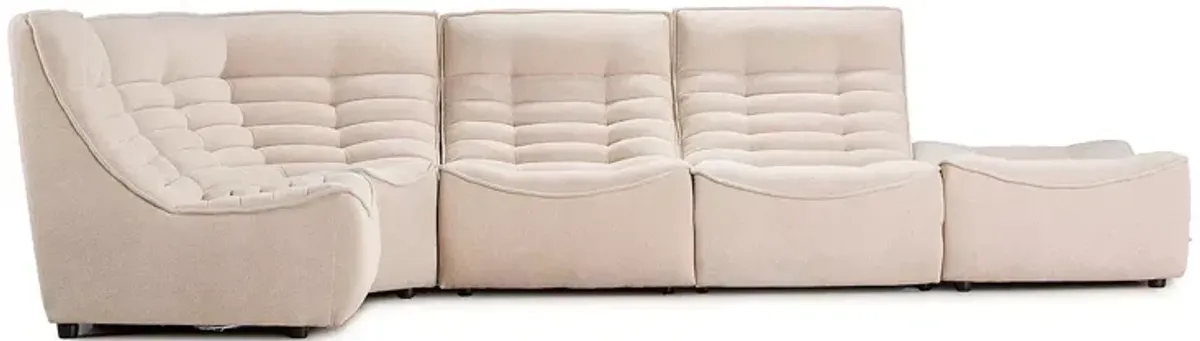 Giuseppe Nicoletti Trattino 5 Piece Power Reclining Sectional