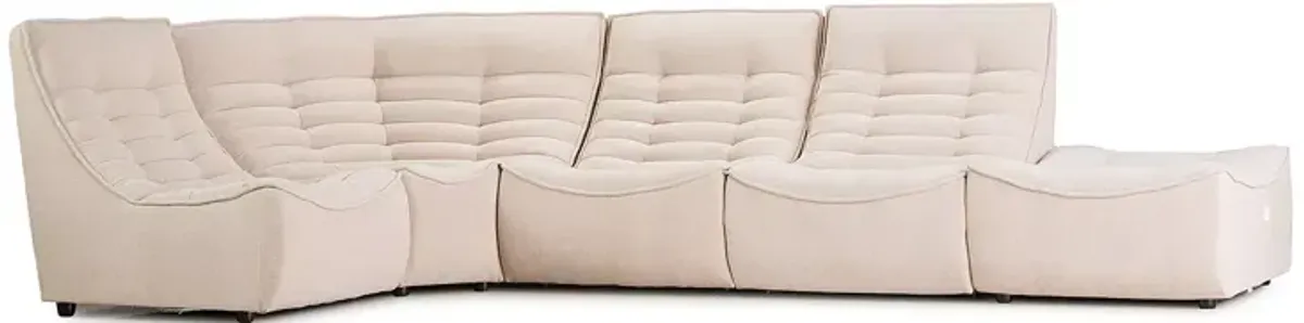 Giuseppe Nicoletti Trattino 5 Piece Power Reclining Sectional