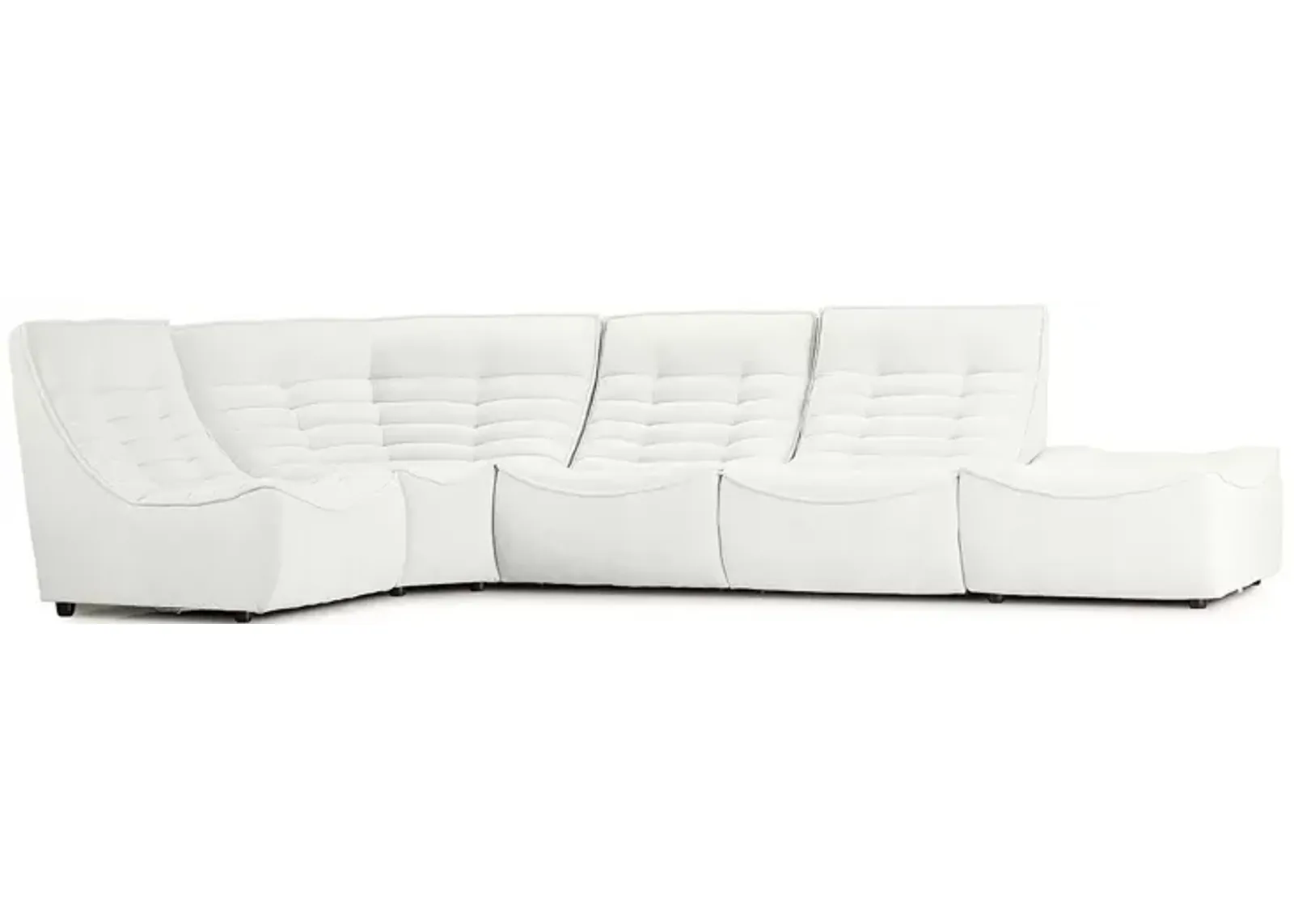 Giuseppe Nicoletti Trattino 5 Piece Power Reclining Sectional