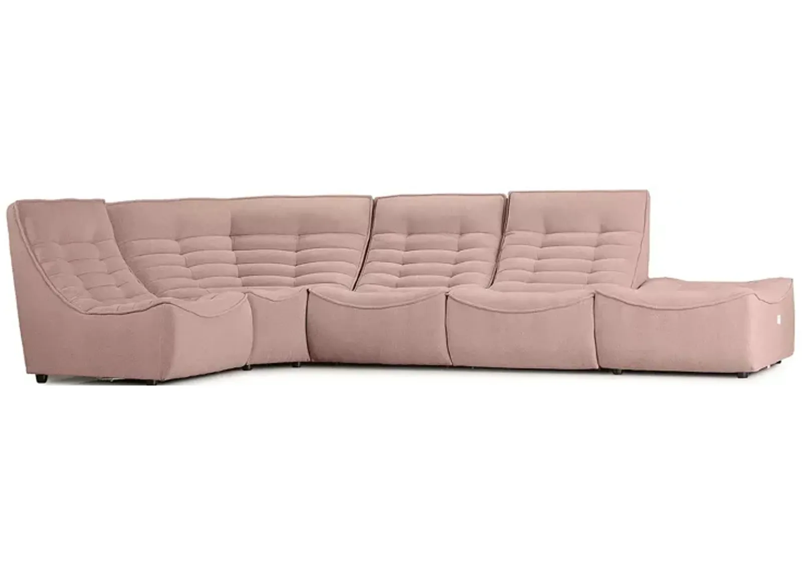 Giuseppe Nicoletti Trattino 5 Piece Power Reclining Sectional