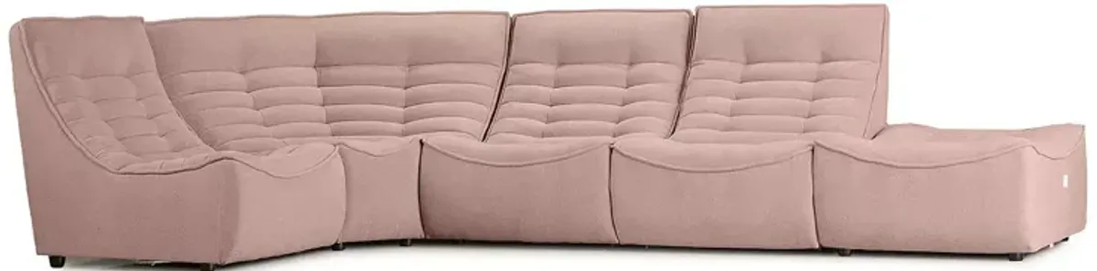 Giuseppe Nicoletti Trattino 5 Piece Power Reclining Sectional