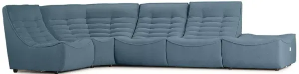 Giuseppe Nicoletti Trattino 5 Piece Power Reclining Sectional