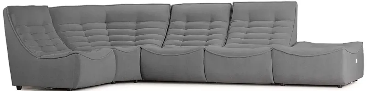 Giuseppe Nicoletti Trattino 5 Piece Power Reclining Sectional