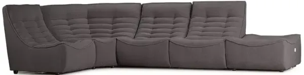 Giuseppe Nicoletti Trattino 5 Piece Power Reclining Sectional