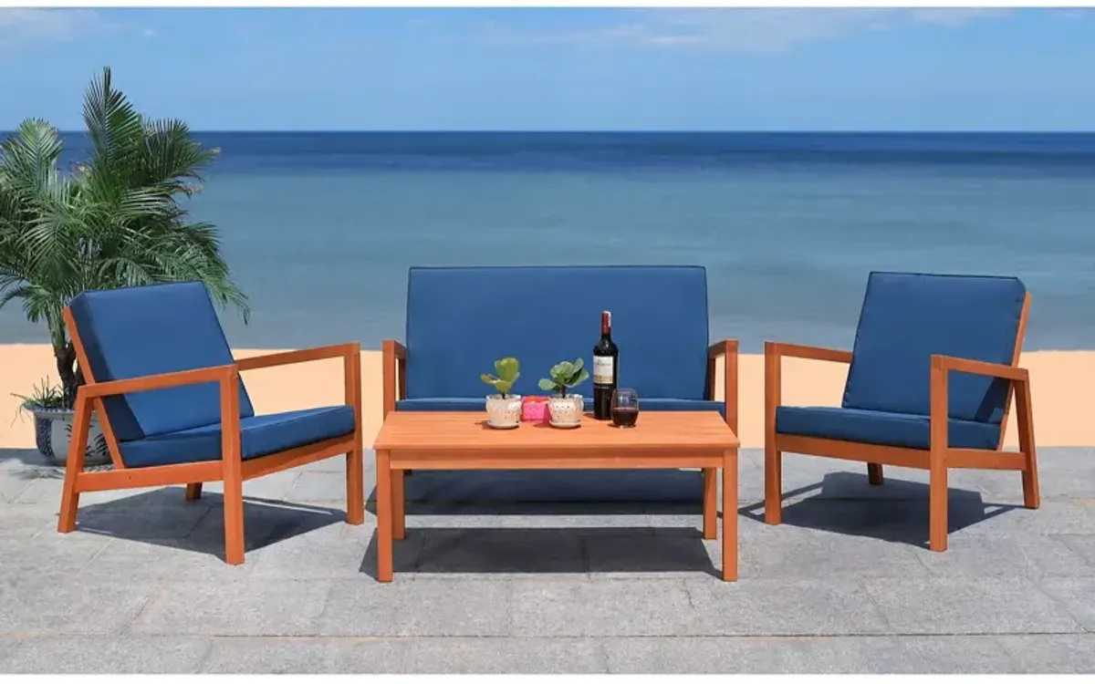 SAFAVIEH Larence 4-Piece Outdoor Living Set