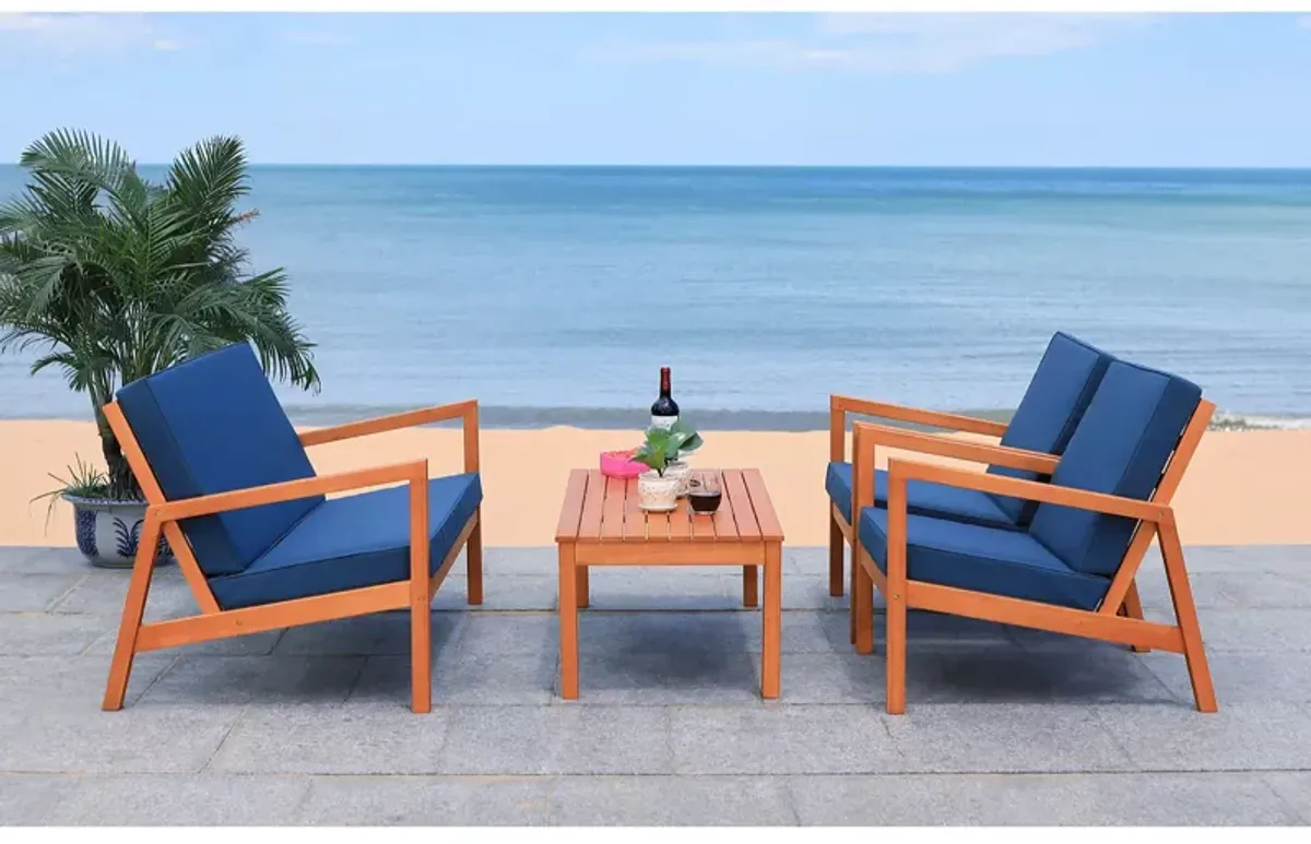 SAFAVIEH Larence 4-Piece Outdoor Living Set