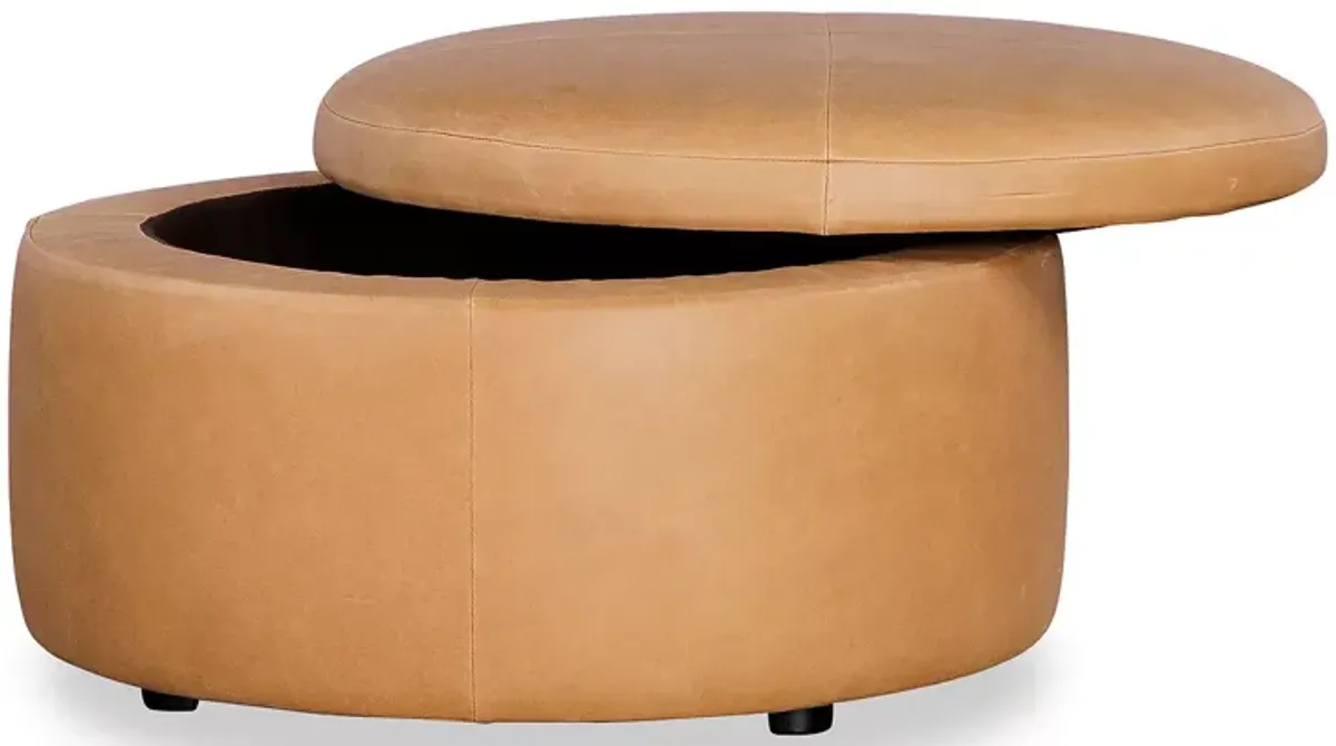 Bloomingdale's Alta Medium Circle Ottoman