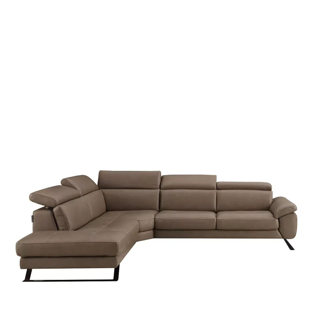 Chateau d'Ax Tremezzo Two Piece Leather Sectional