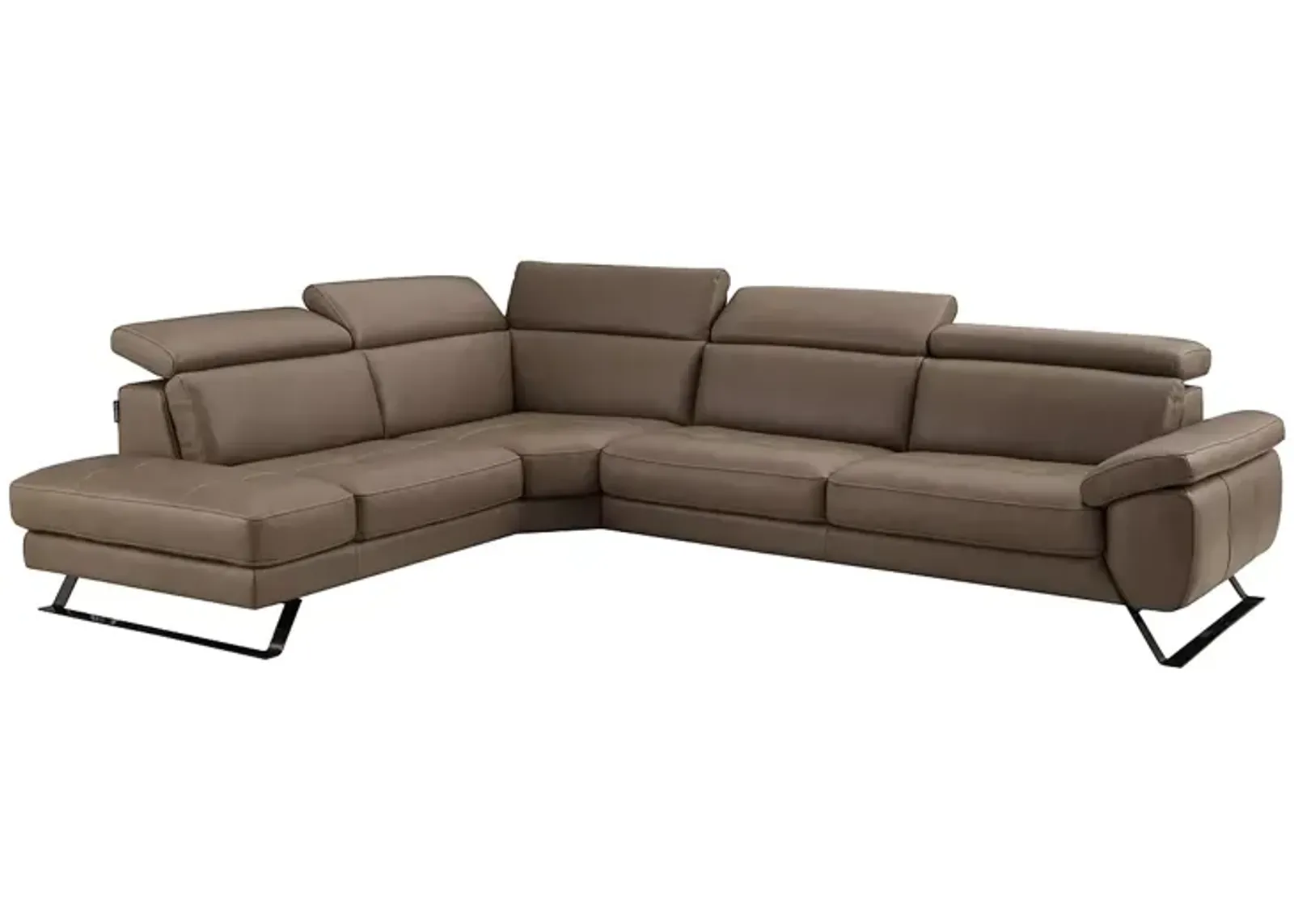 Chateau d'Ax Tremezzo Two Piece Leather Sectional