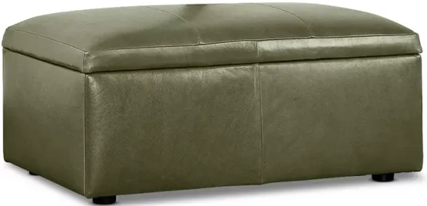 Bloomingdale's Auburn Medium Rectangle Ottoman, in Leather