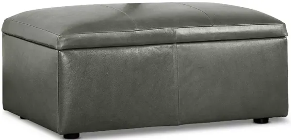 Bloomingdale's Auburn Medium Rectangle Ottoman, in Leather