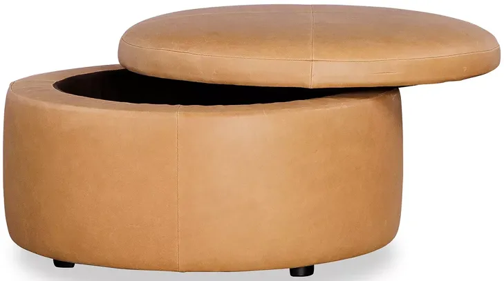 Bloomingdale's Alta Medium Circle Ottoman