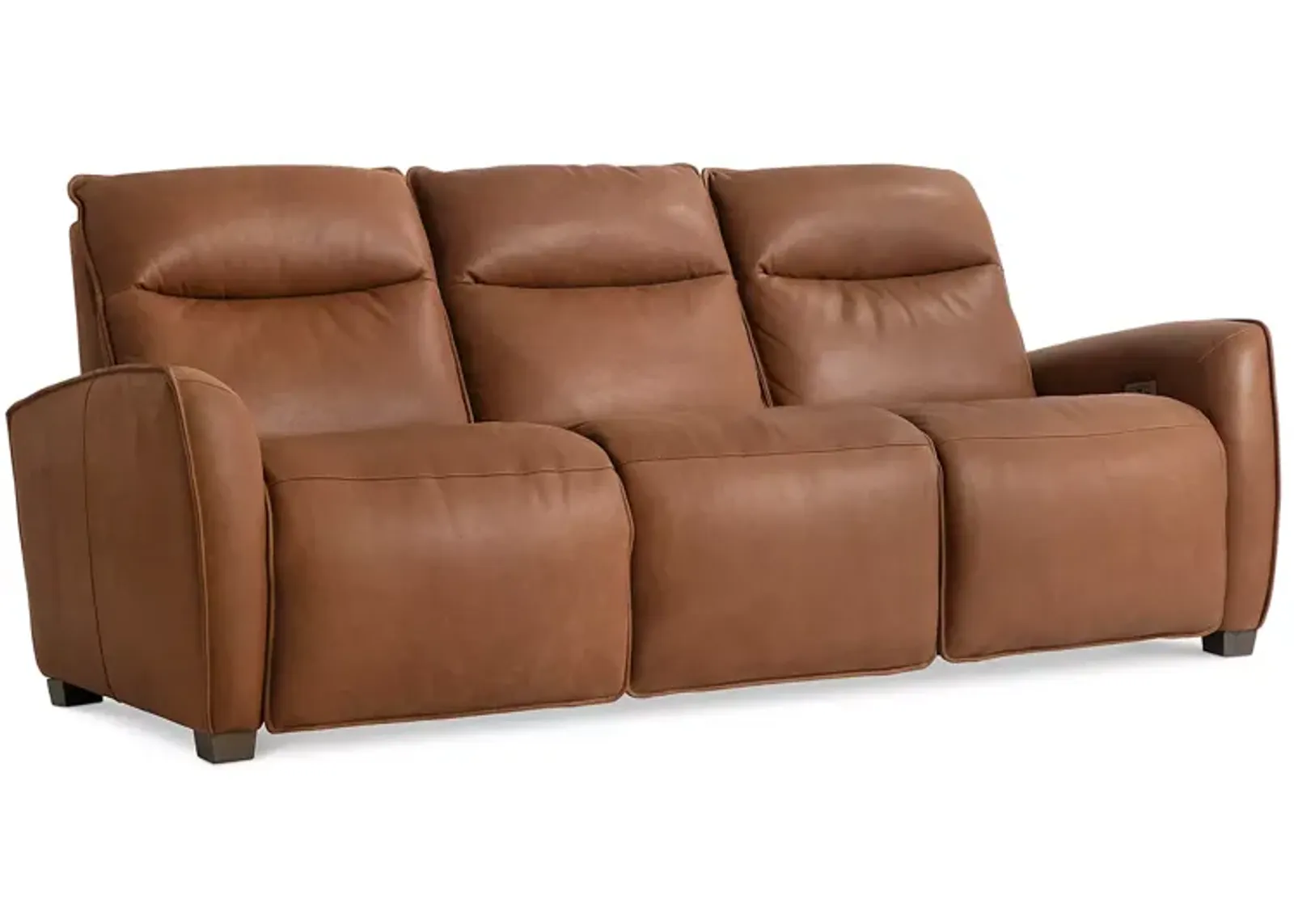 Bernhardt Soledad Power Motion Leather Sofa 