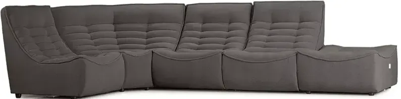 Giuseppe Nicoletti Trattino 5 Piece Power Reclining Sectional