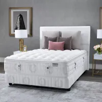 Kluft Signature Camellia Luxury Firm King Mattress & Box Spring Set - 100% Exclusive