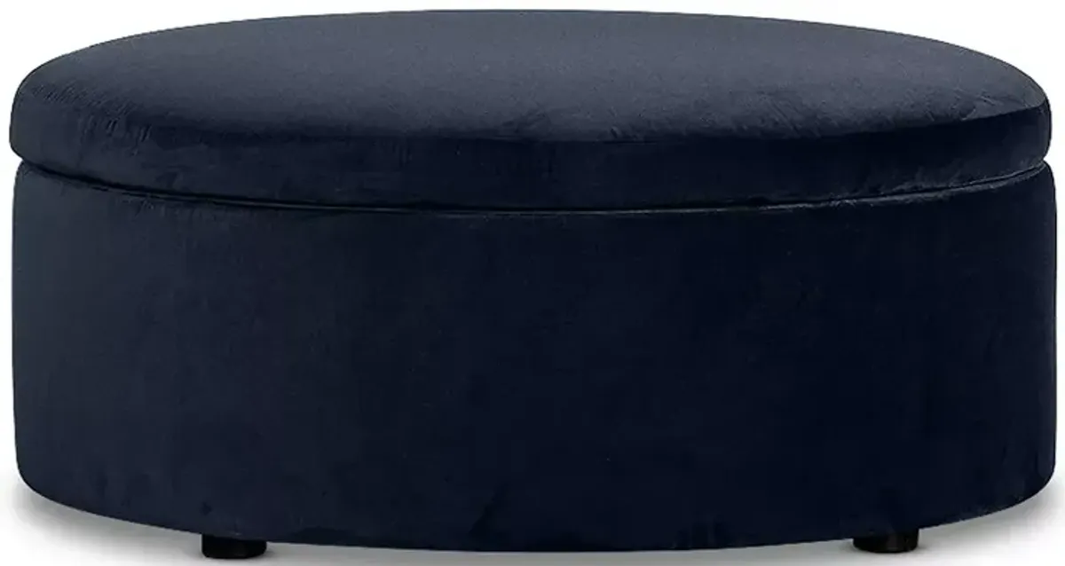 Bloomingdale's Alta Large Round Storage Ottoman, in Fabric
