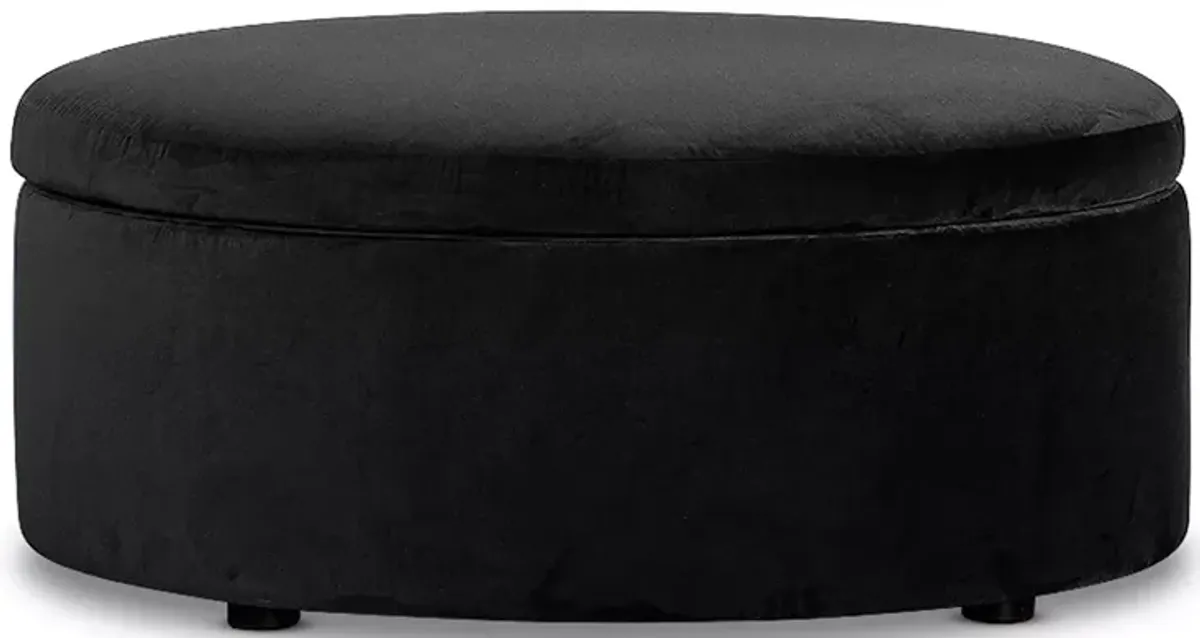 Bloomingdale's Alta Large Round Storage Ottoman, in Fabric