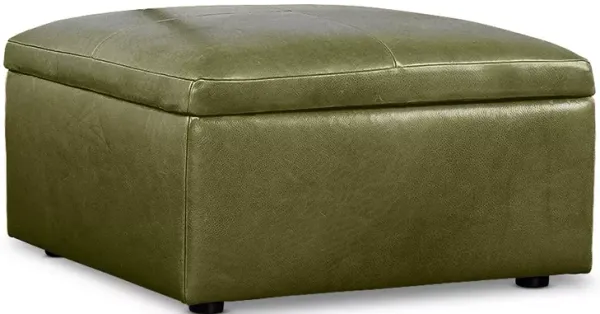 Bloomingdale's Alice Medium Square Storage Ottoman, in Leather