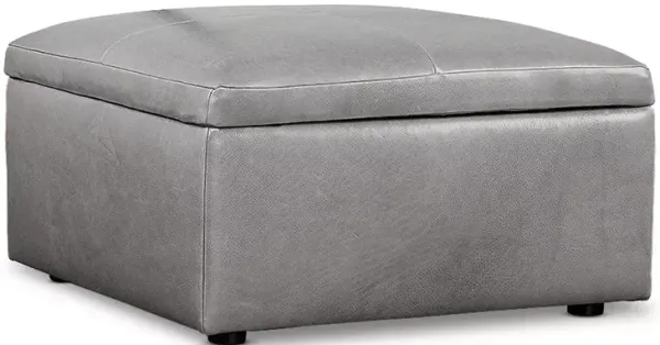 Bloomingdale's Alice Medium Square Storage Ottoman, in Leather