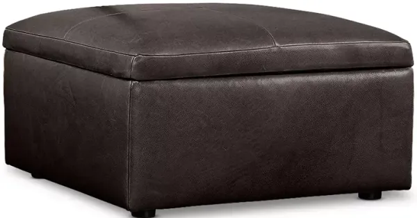 Bloomingdale's Alice Medium Square Storage Ottoman, in Leather