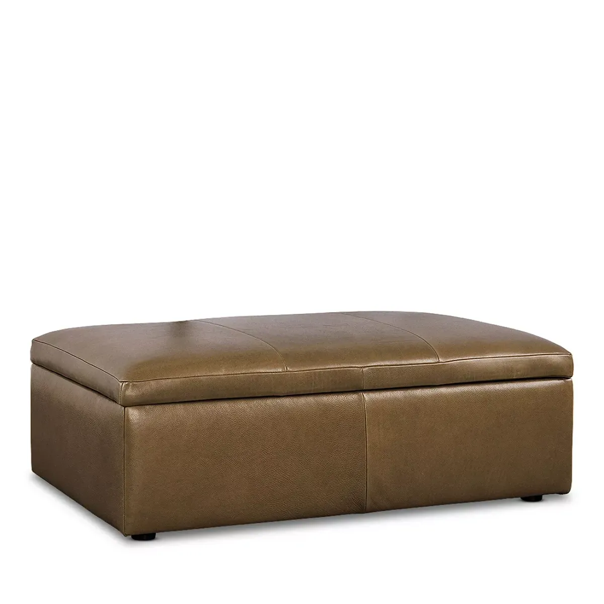 Bloomingdale's Auburn Large Rectangle Storage Ottoman, in Leather