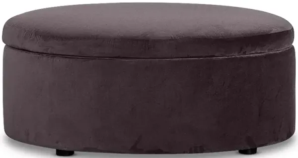 Bloomingdale's Alta Large Round Storage Ottoman, in Fabric