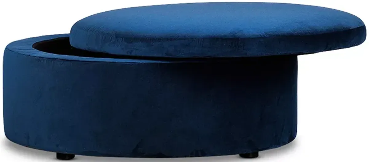 Bloomingdale's Alta Large Round Storage Ottoman, in Fabric