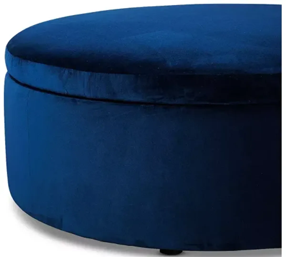 Bloomingdale's Alta Large Round Storage Ottoman, in Fabric