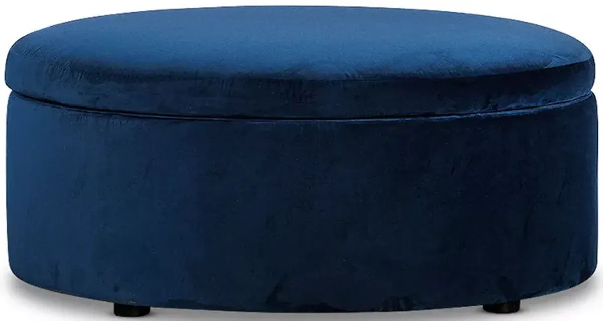 Bloomingdale's Alta Large Round Storage Ottoman, in Fabric