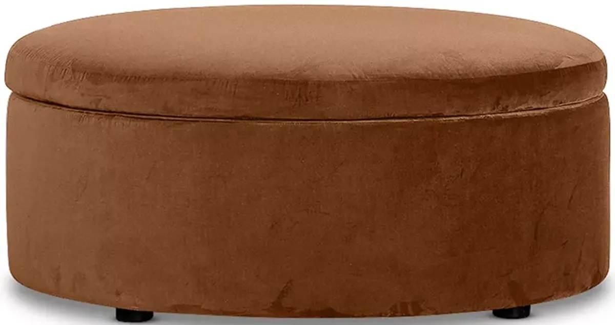 Bloomingdale's Alta Large Round Storage Ottoman, in Fabric