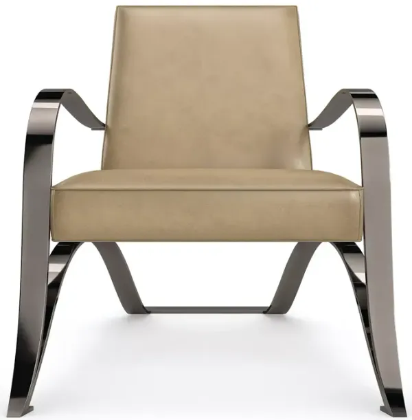 Caracole Opening Act Leather Chair