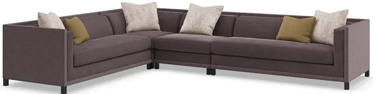 Caracole Tuxedo 4 Piece Sectional 