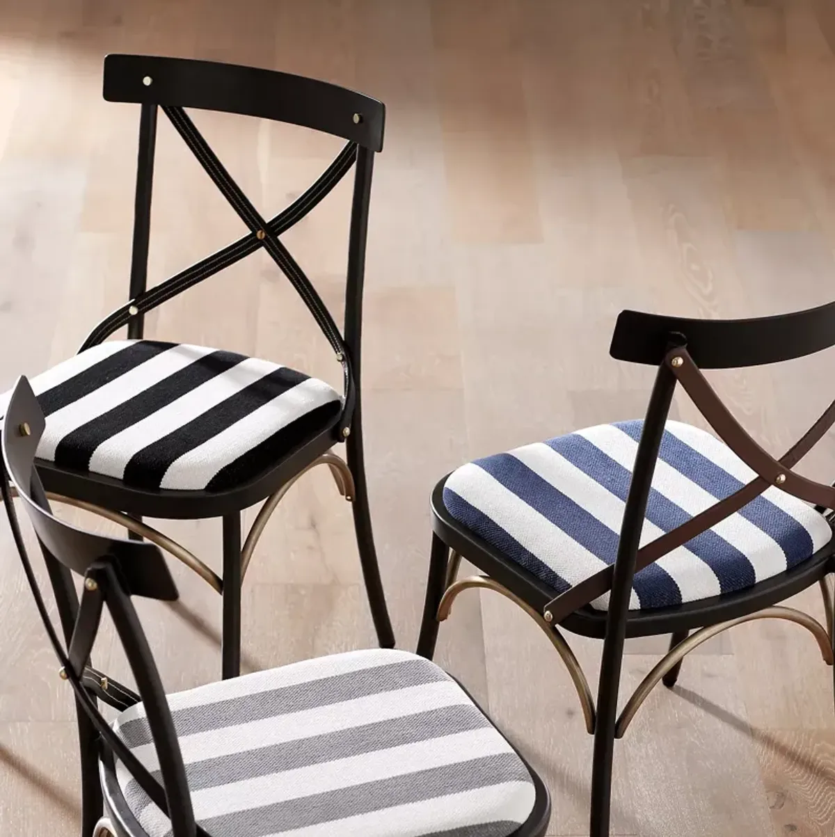 Mackenzie-Childs Flatiron Stripe Dining Chair