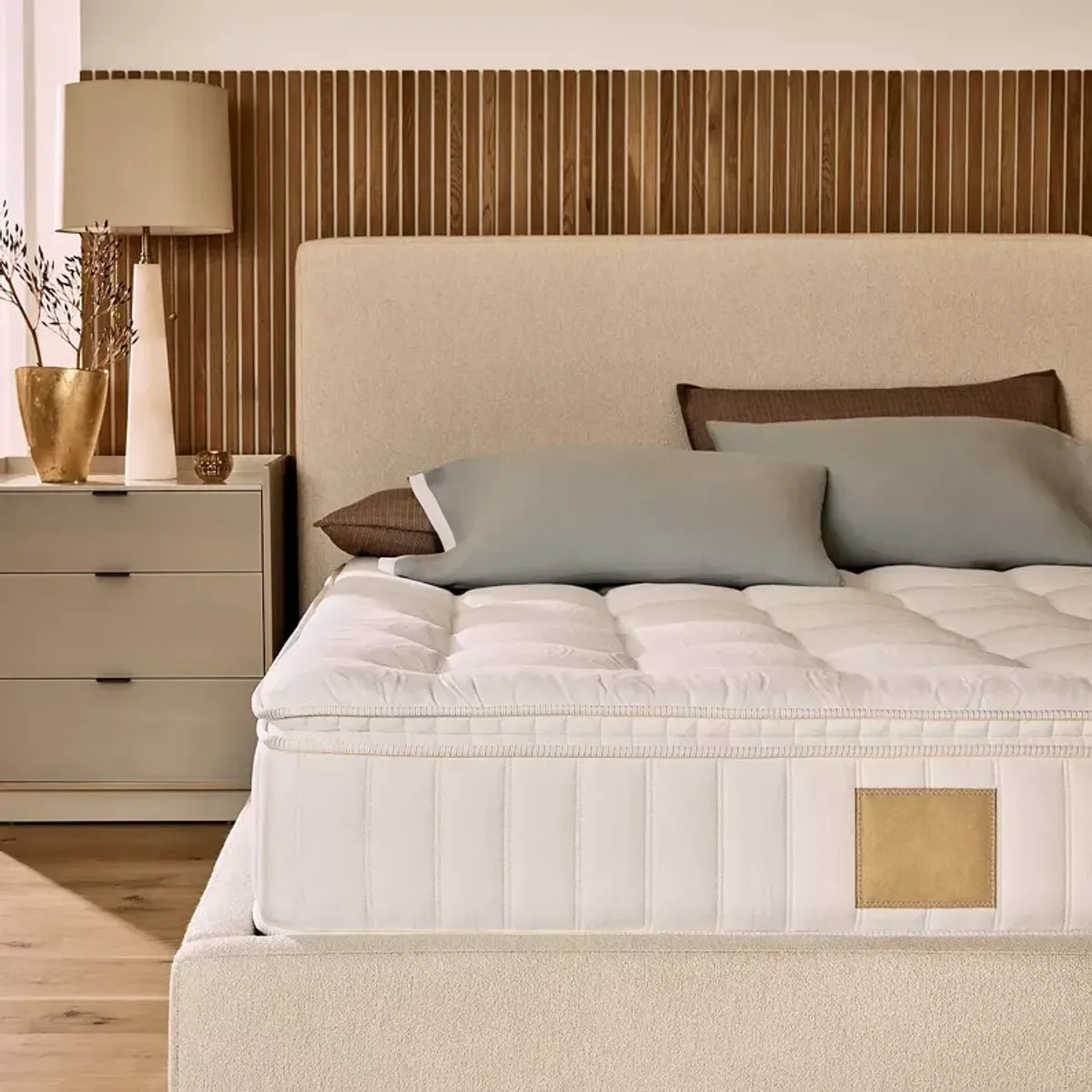 Shifman Authenticity Pure Slumber Restore Medium Firm King Mattress & Box Spring Set - Exclusive